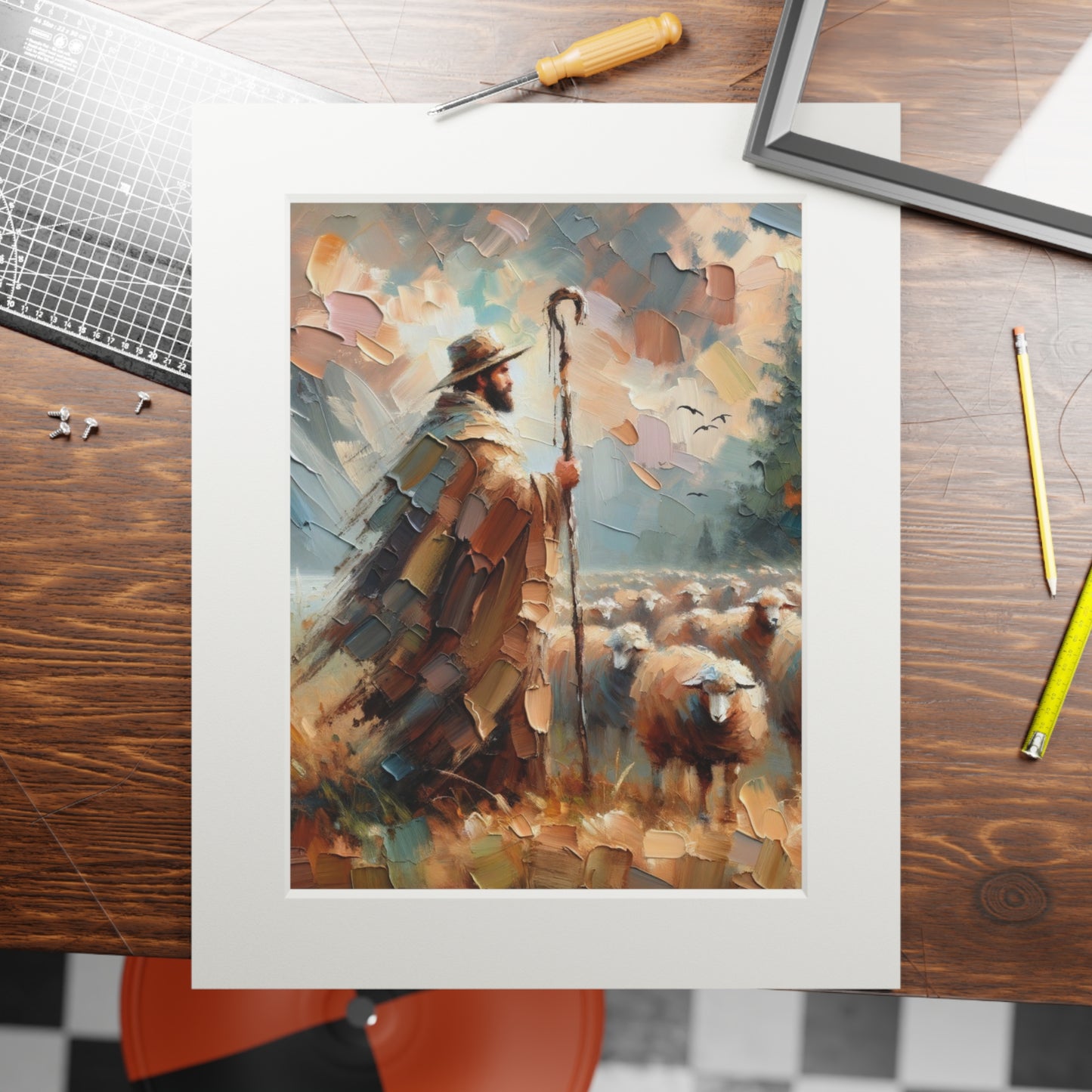 “Never Forsaken” – Biblical Art Print | Inspired by Hebrews 13:5