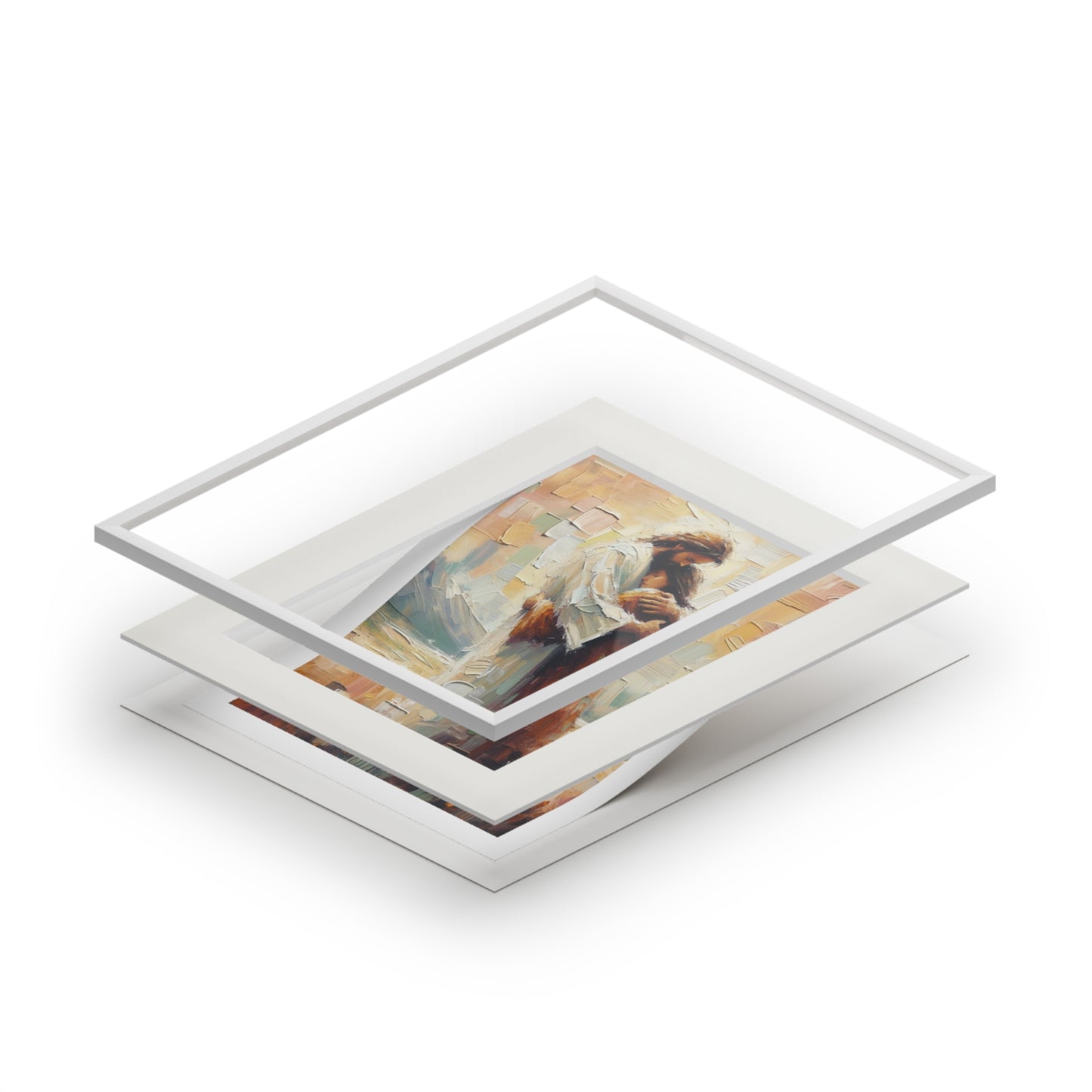 “Enveloped in Grace” – Biblical Art Print | Inspired by Psalm 139:5