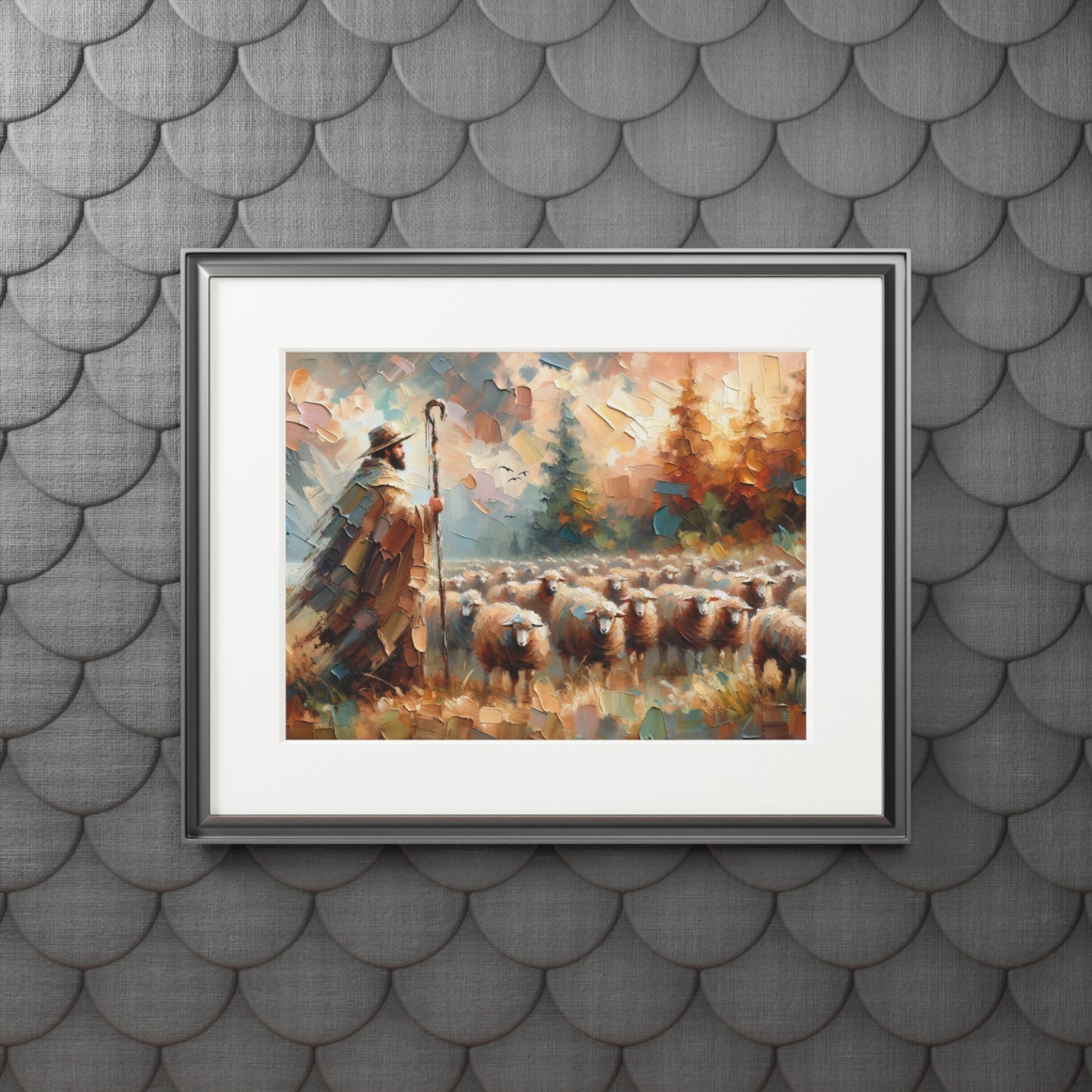 “Never Forsaken” – Biblical Art Print | Inspired by Hebrews 13:5