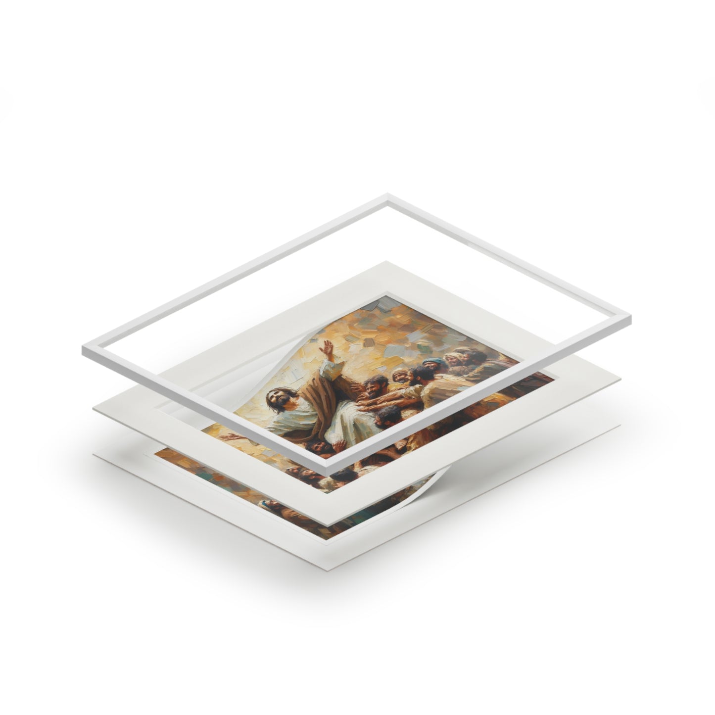 “The Savior’s Mission” – Biblical Art Print | Inspired by John 3:17