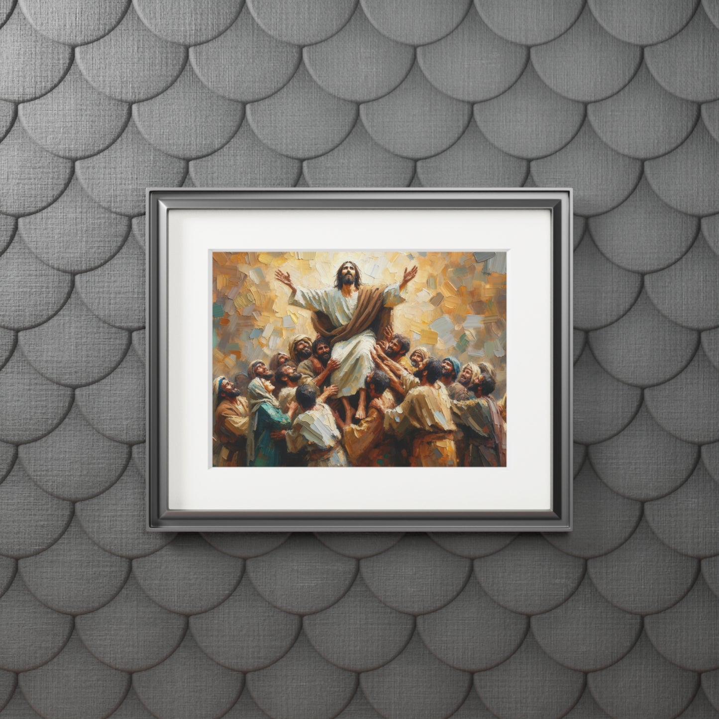 “The Savior’s Mission” – Biblical Art Print | Inspired by John 3:17
