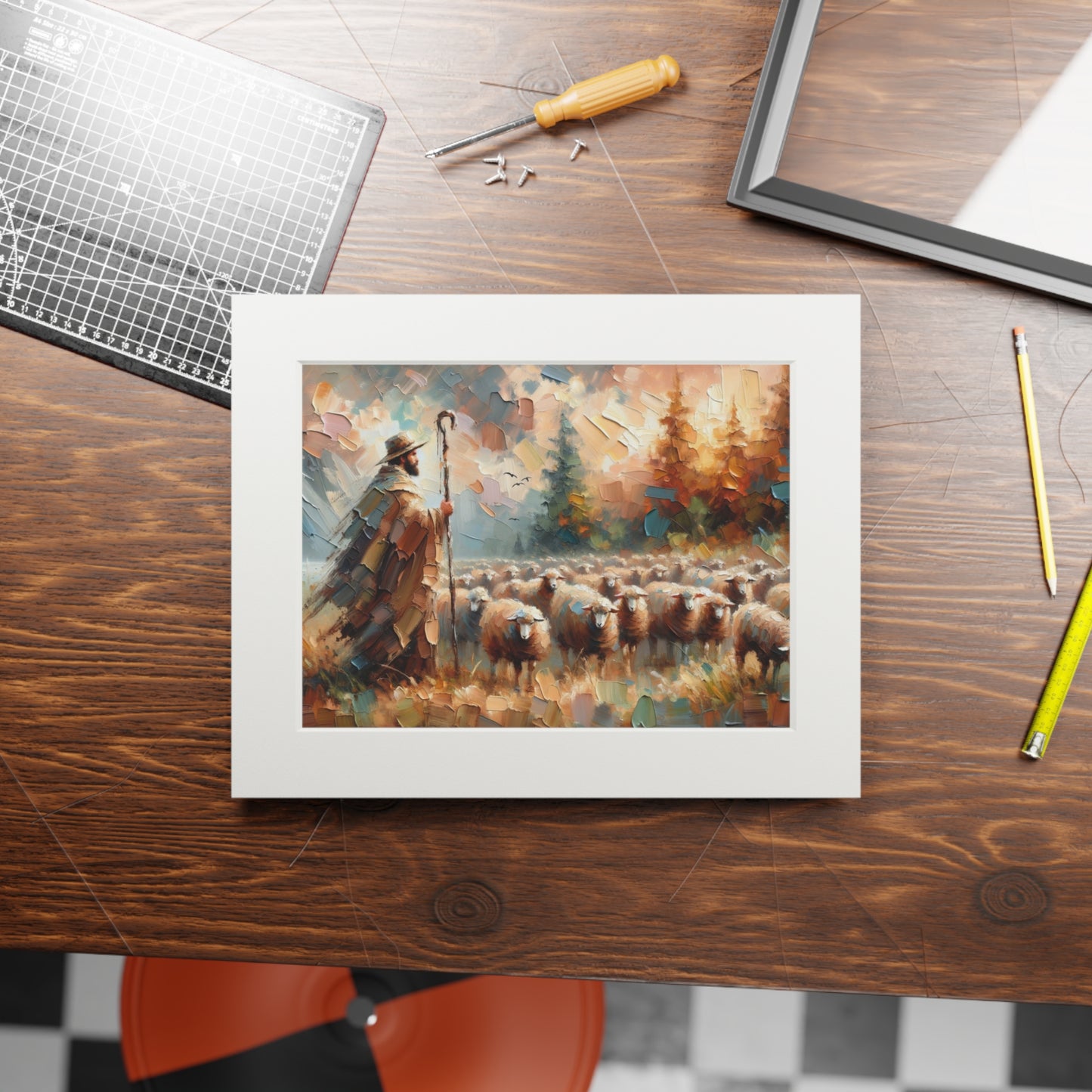 “Never Forsaken” – Biblical Art Print | Inspired by Hebrews 13:5
