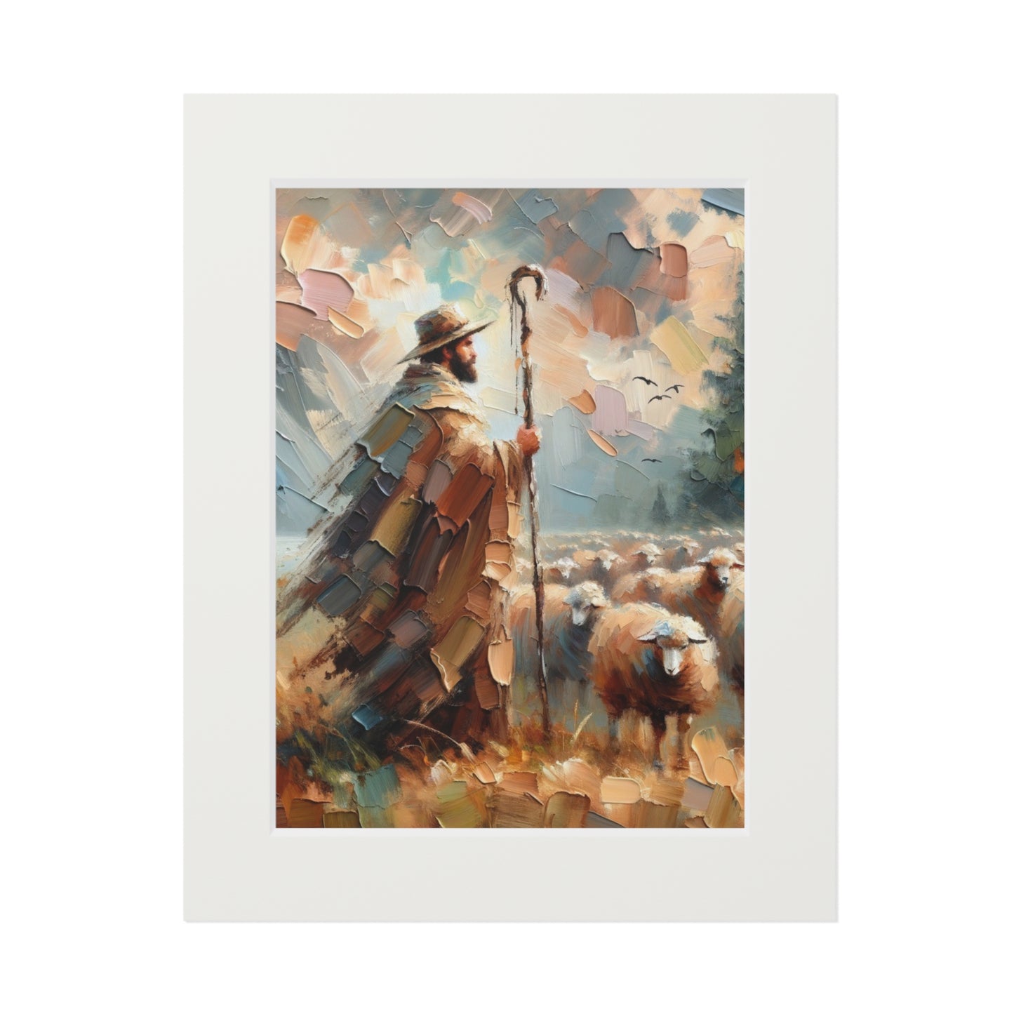 “Never Forsaken” – Biblical Art Print | Inspired by Hebrews 13:5
