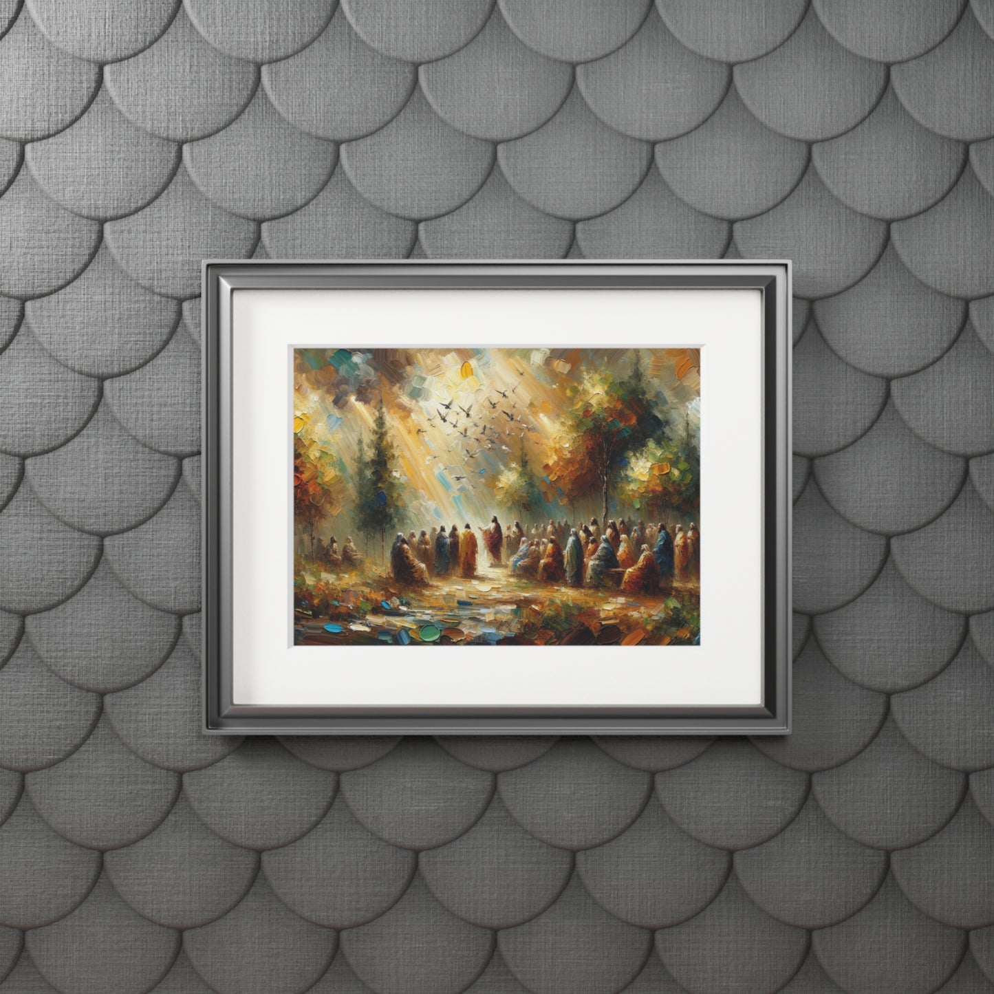 “With You Always” – Biblical Art Print | Inspired by Matthew 28:19–20