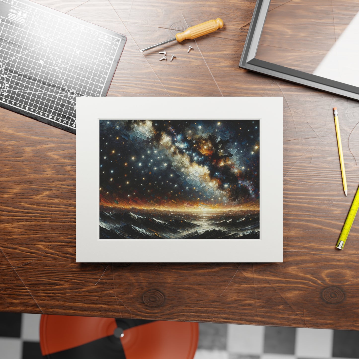 “Named Among the Stars” – Biblical Art Print | Inspired by Psalm 147:4