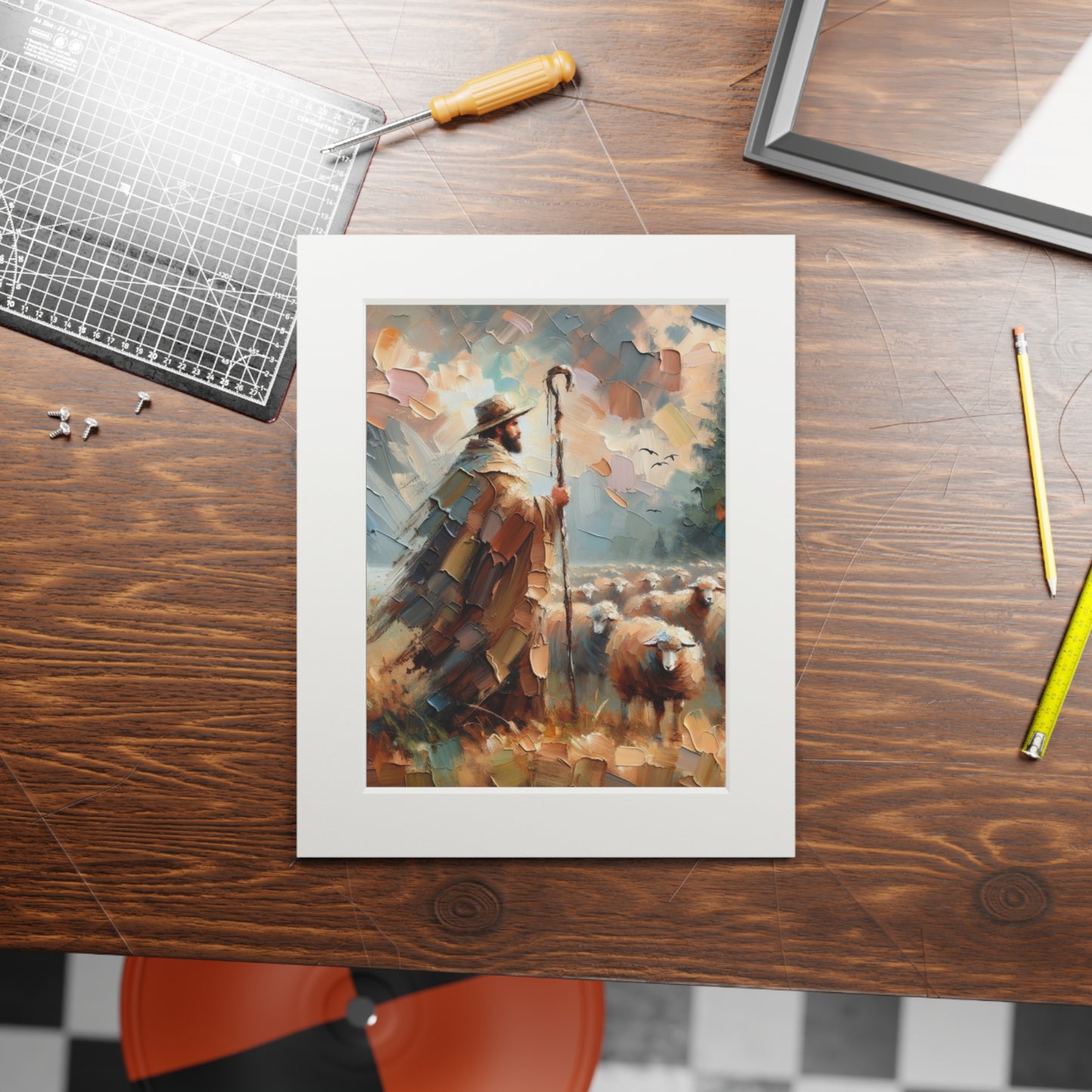 “Never Forsaken” – Biblical Art Print | Inspired by Hebrews 13:5