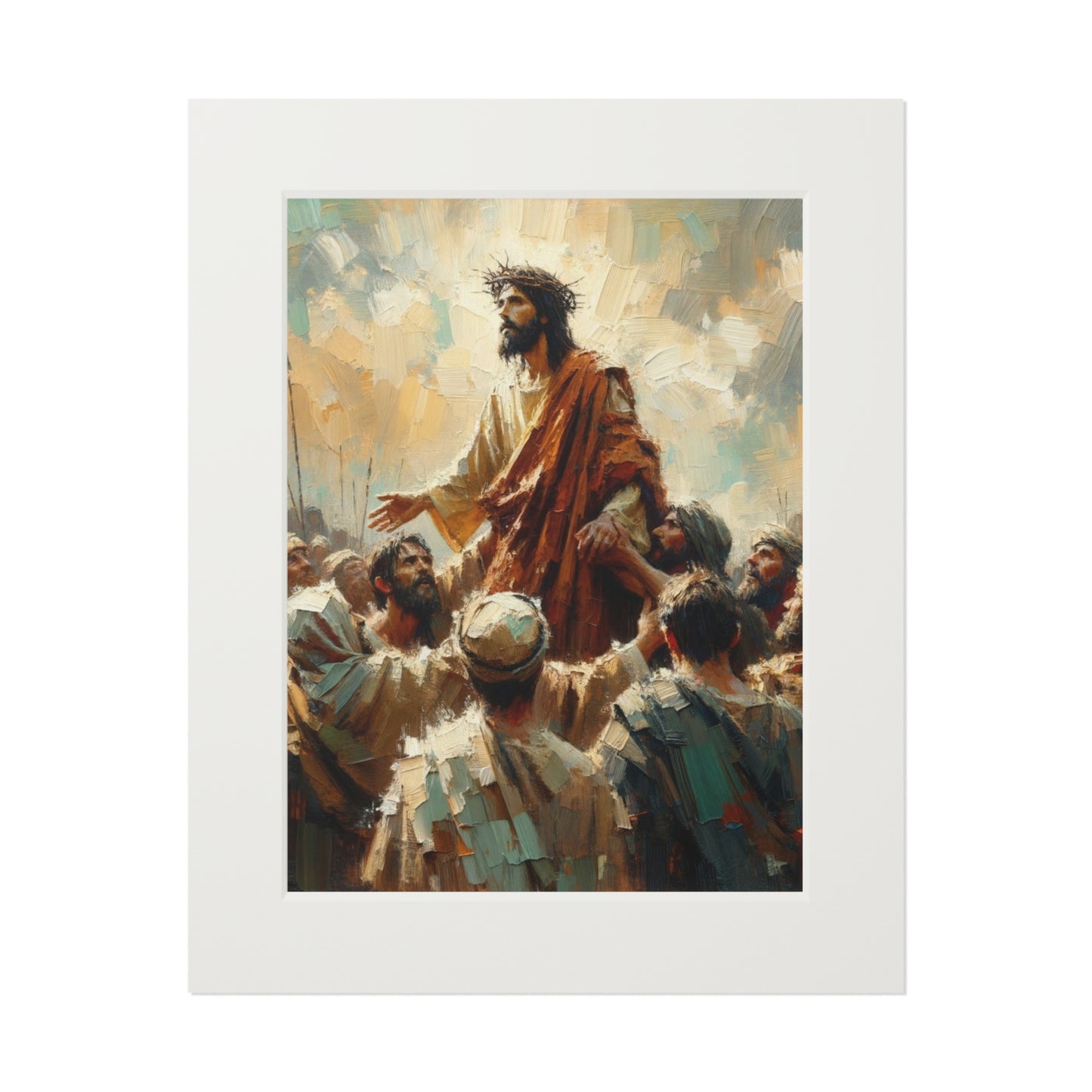“Lift My Eyes to the Mountains” – Christian Inspired Artwork | Psalm 121:1-2 Inspired Print