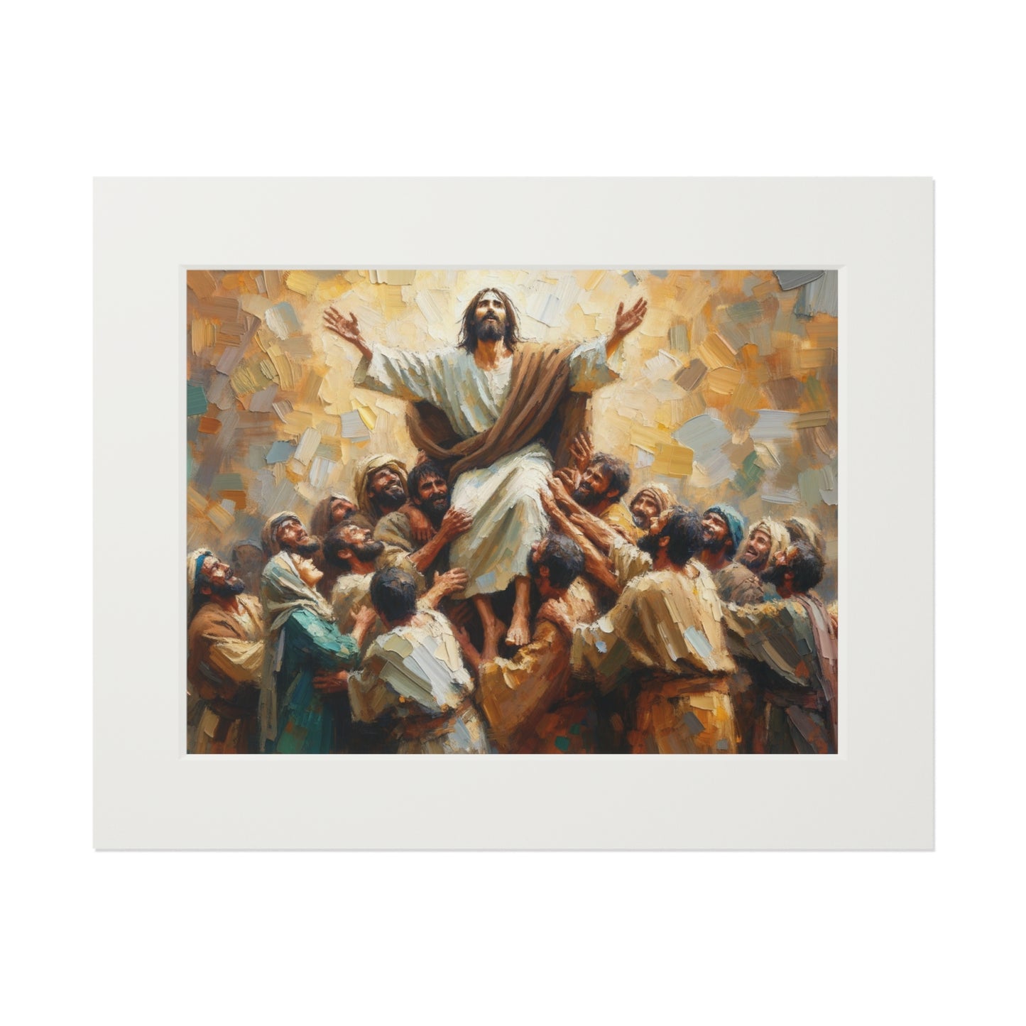 “The Savior’s Mission” – Biblical Art Print | Inspired by John 3:17