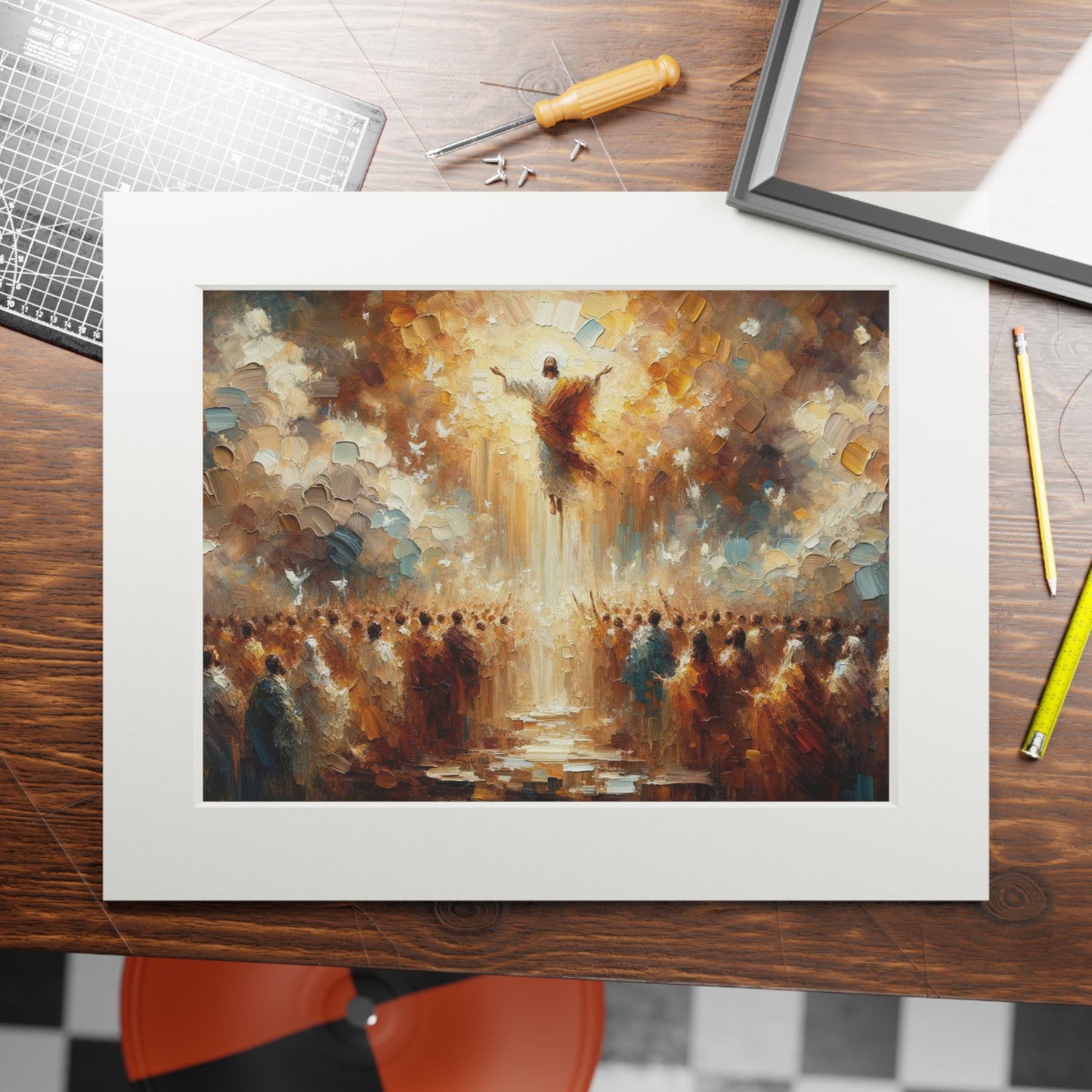 “The Gift of Grace” – Biblical Art Print | Inspired by Romans 6:23