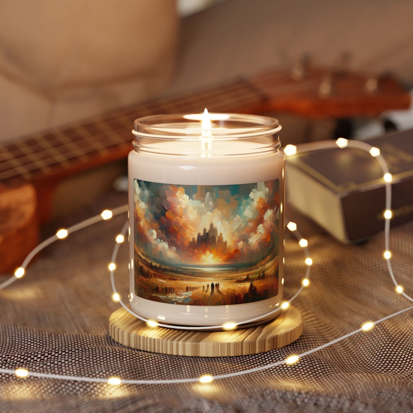 Tranquil Sunset Scented Soy Candle, Relaxing Aromatherapy, Home Décor, Gift for Her, Self-Care Experience, Candle Lover's Delight