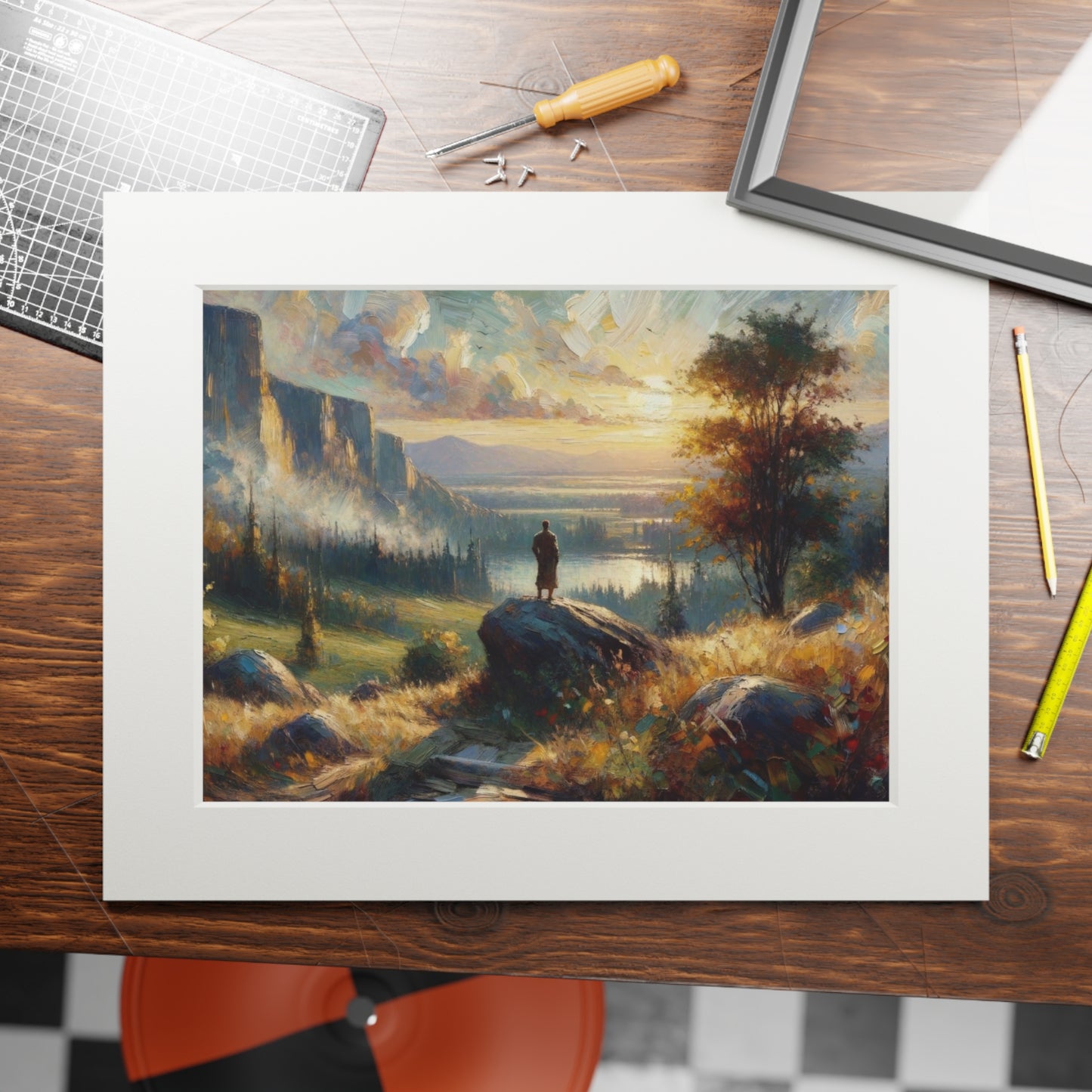 “The Measure of the Soul” – Biblical Art Print | Inspired by Luke 9:25