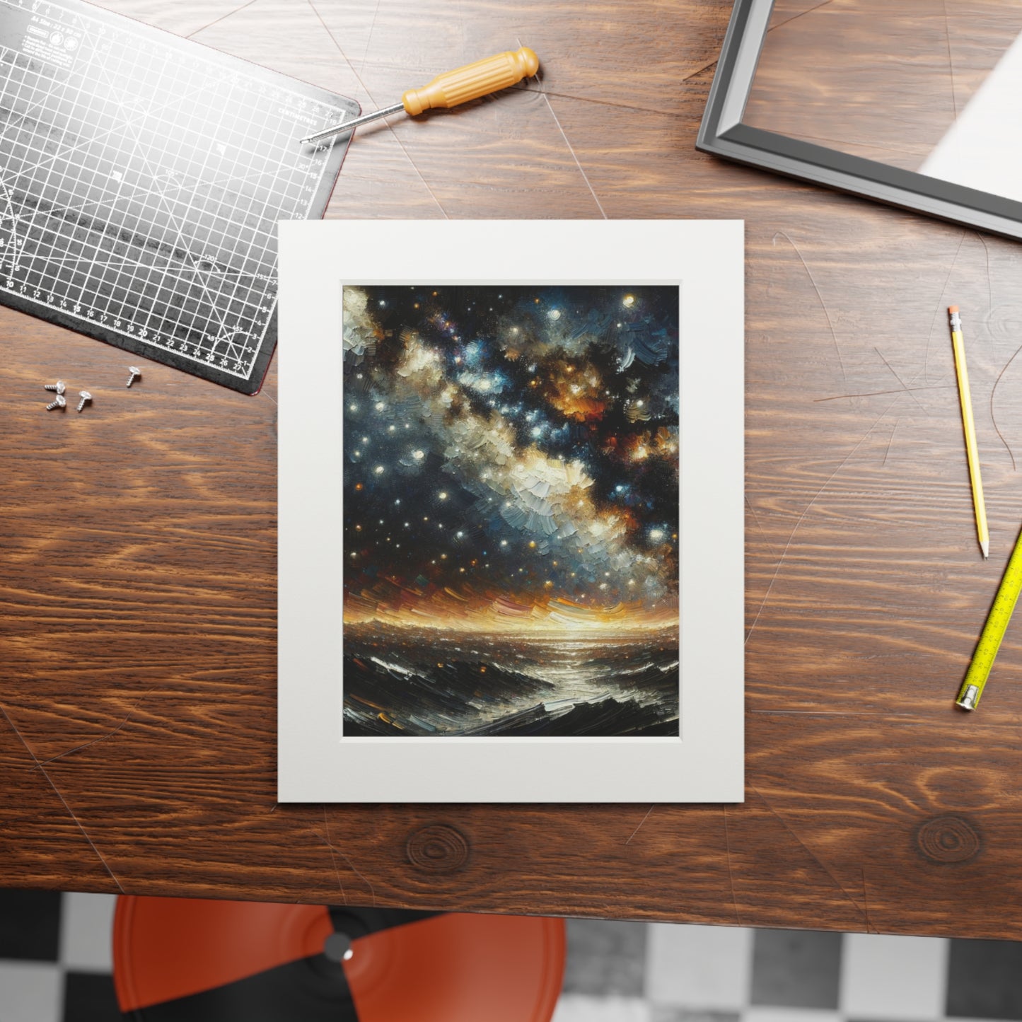 “Named Among the Stars” – Biblical Art Print | Inspired by Psalm 147:4