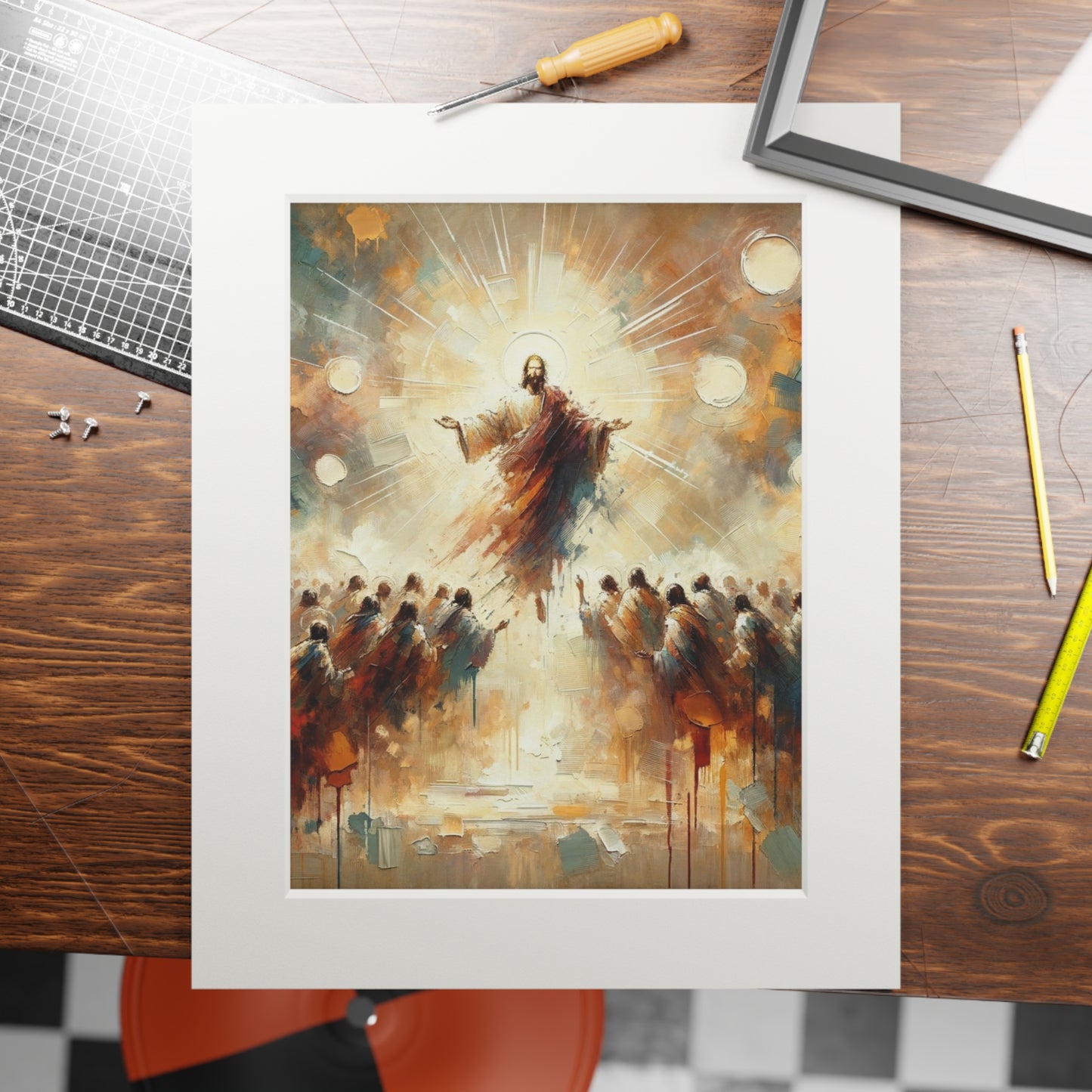 “Sufficient Grace” – Biblical Art Print | Inspired by 2 Corinthians 12:9