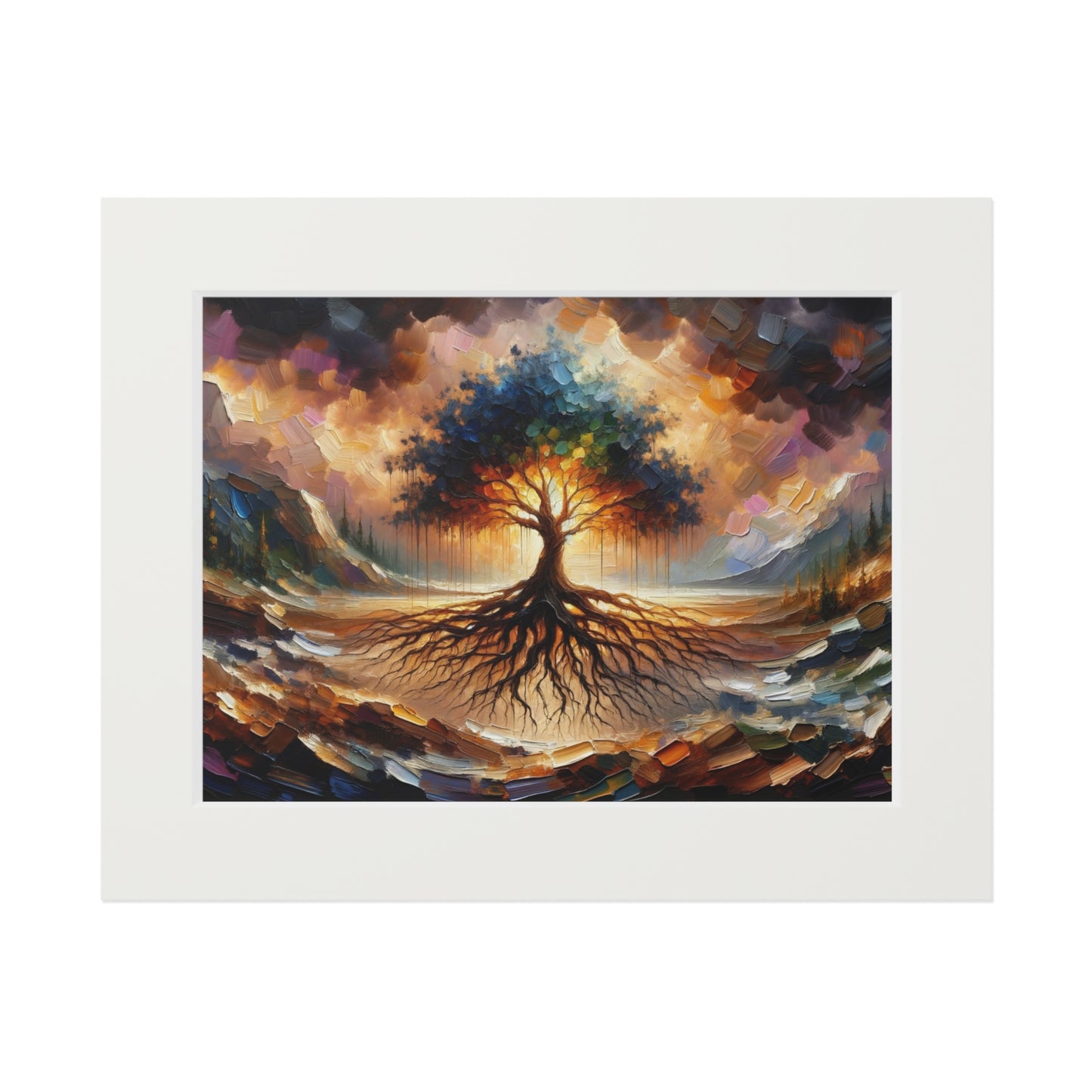 “Faith Unseen” – Biblical Art Print | Inspired by Hebrews 11:1