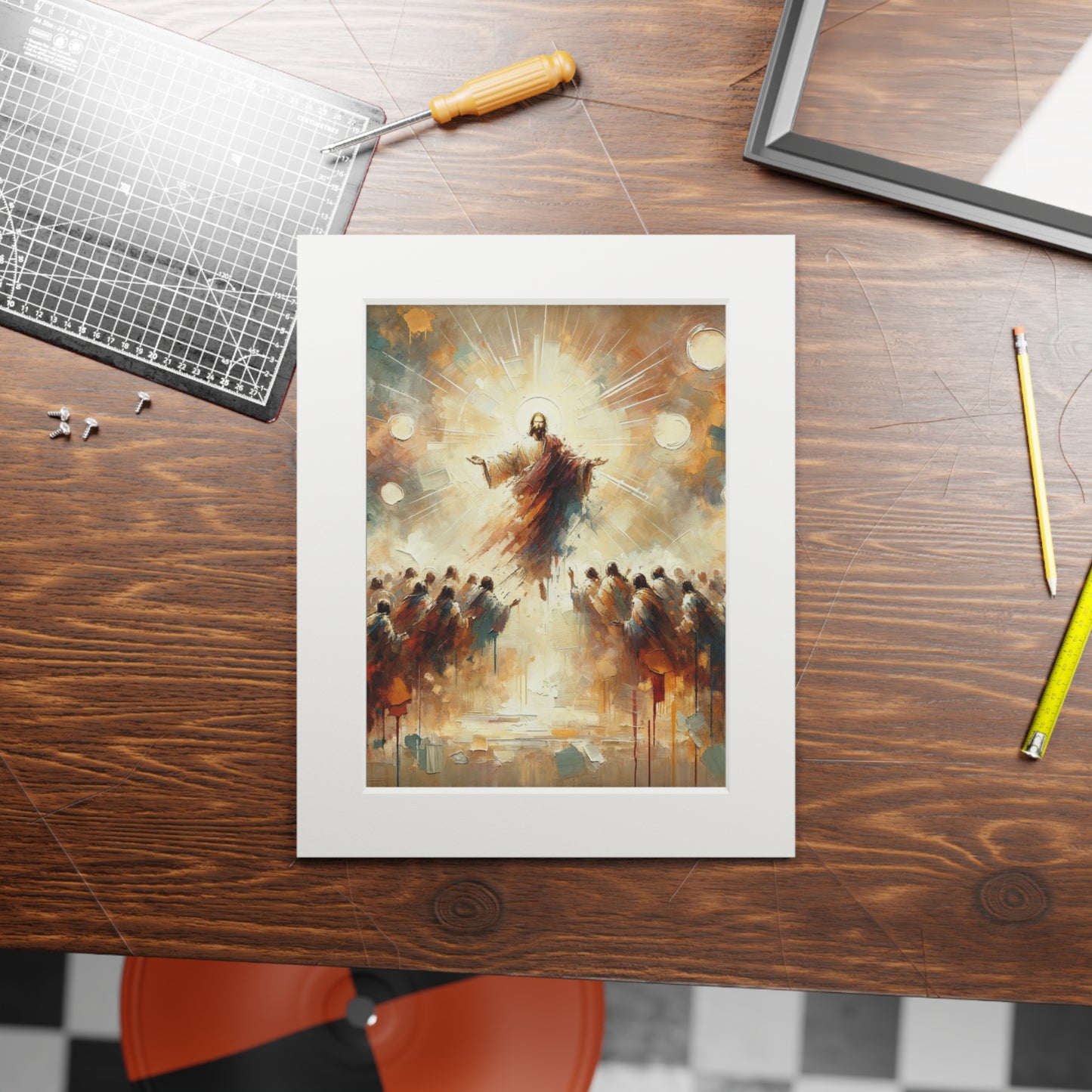 “Sufficient Grace” – Biblical Art Print | Inspired by 2 Corinthians 12:9