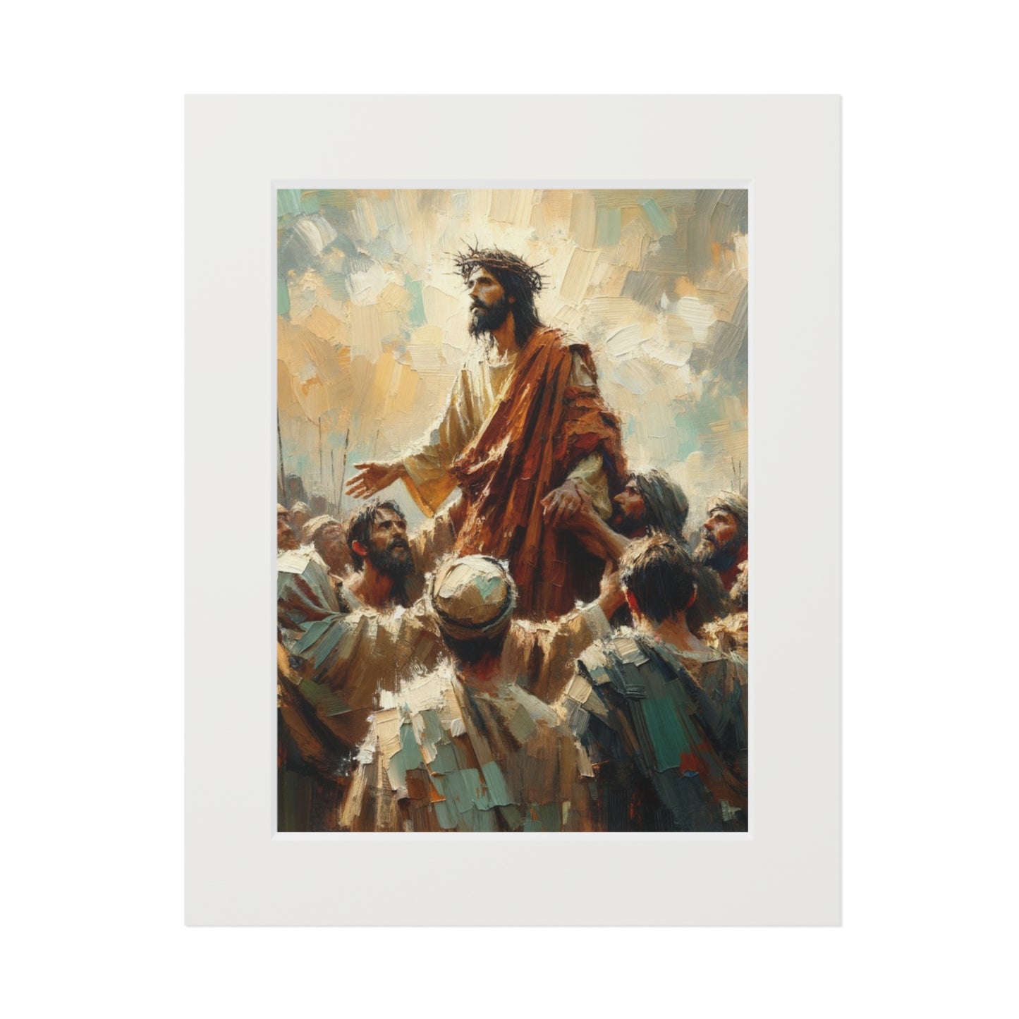 “Lift My Eyes to the Mountains” – Christian Inspired Artwork | Psalm 121:1-2 Inspired Print