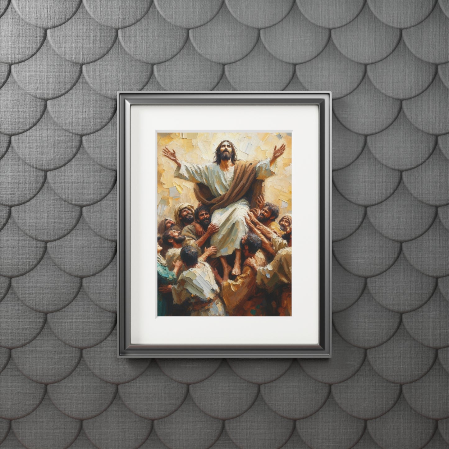 “The Savior’s Mission” – Biblical Art Print | Inspired by John 3:17
