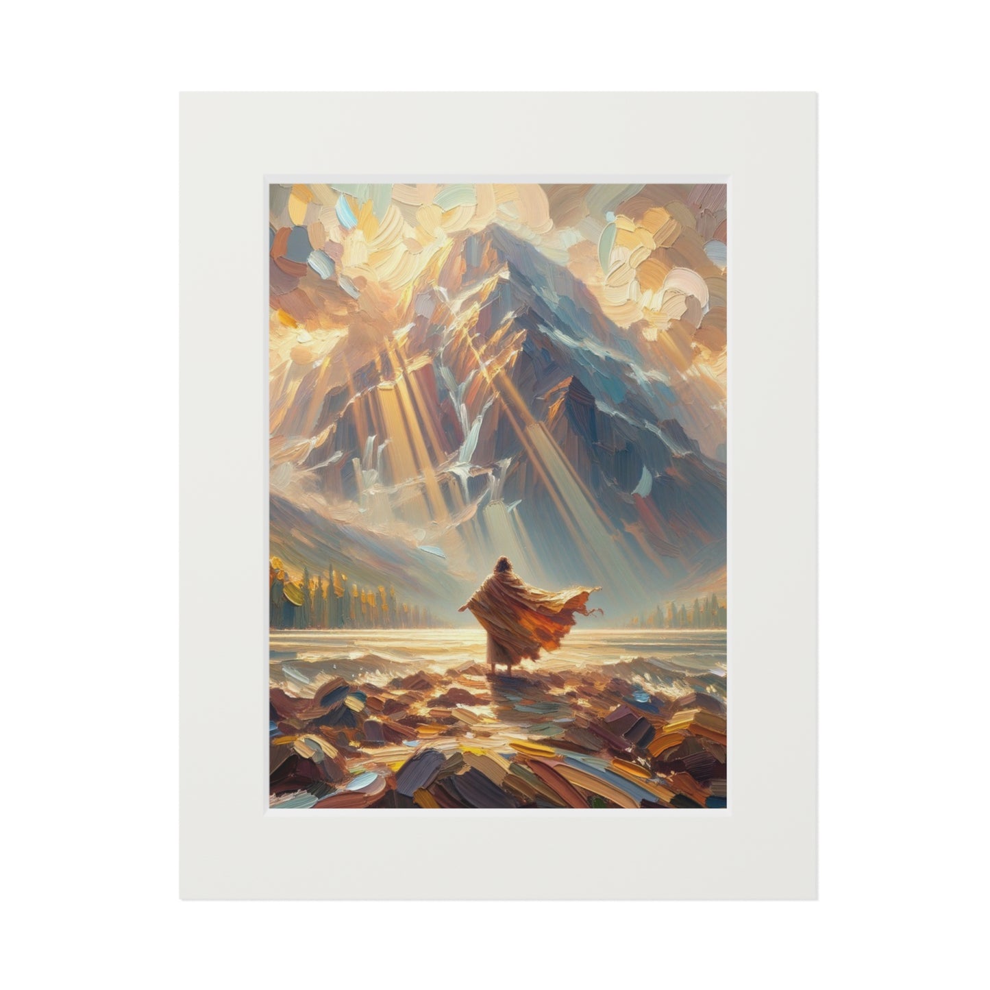 “Strength Through Christ” – Biblical Art Print | Inspired by Philippians 4:13