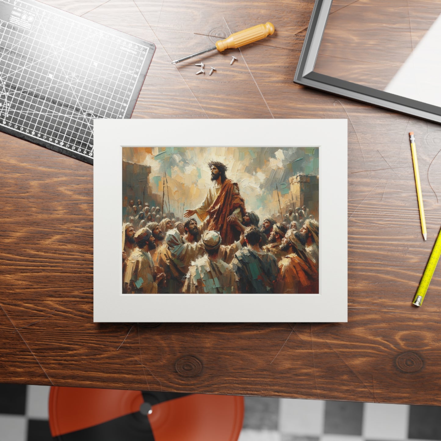 “Lift My Eyes to the Mountains” – Christian Inspired Artwork | Psalm 121:1-2 Inspired Print