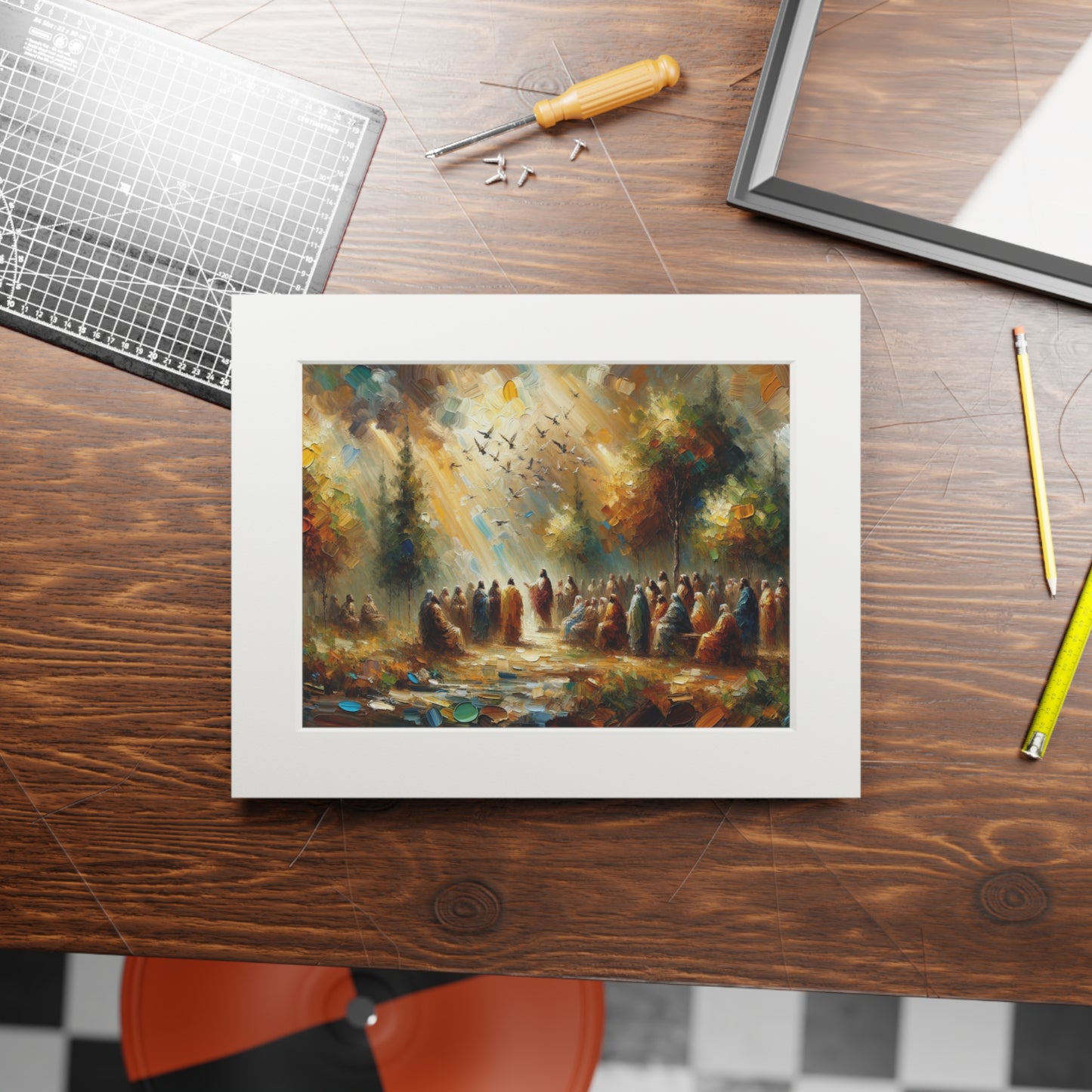 “With You Always” – Biblical Art Print | Inspired by Matthew 28:19–20