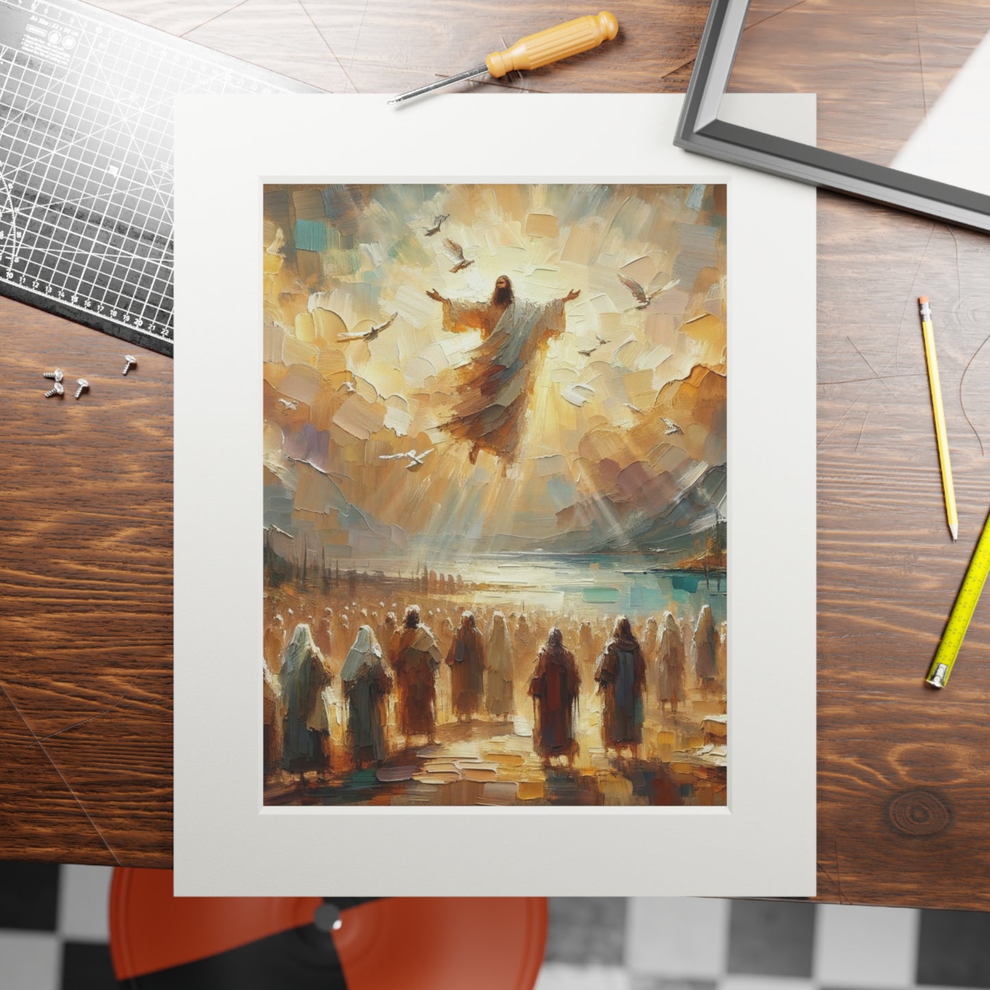 “The Watchful Eye” – Biblical Art Print | Inspired by 2 Chronicles 16:9