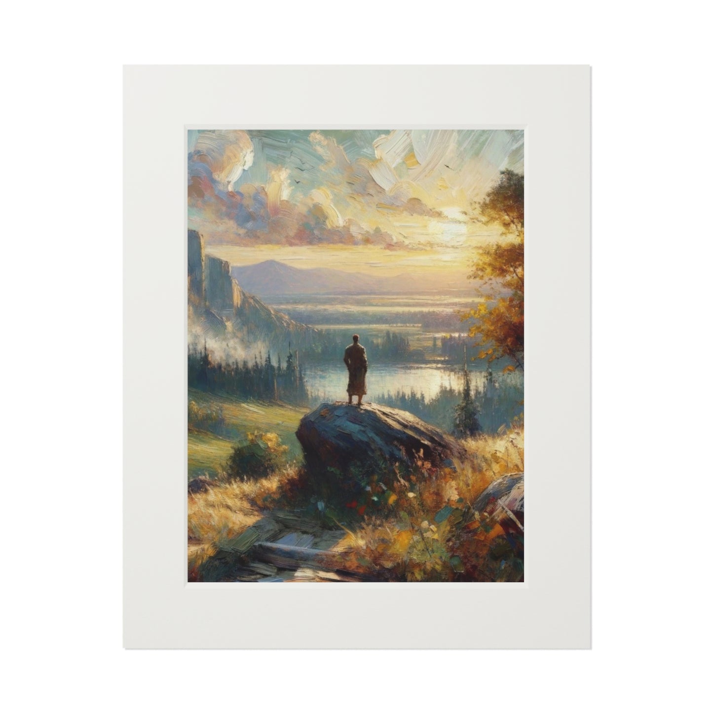 “The Measure of the Soul” – Biblical Art Print | Inspired by Luke 9:25