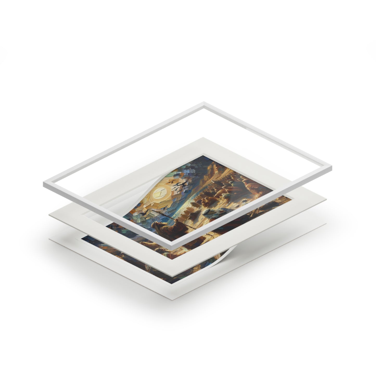 “Seeking the Light” – Biblical Art Print | Inspired by John 3:1