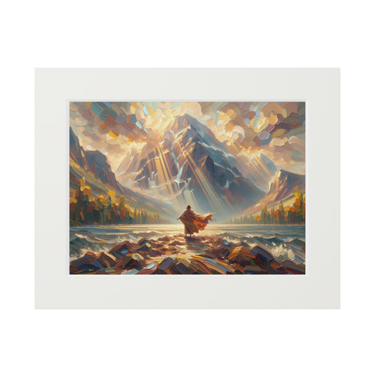 “Strength Through Christ” – Biblical Art Print | Inspired by Philippians 4:13