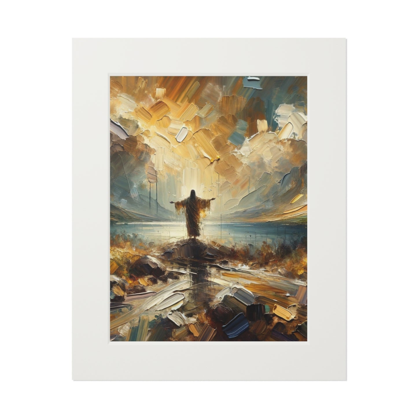 “Thy Word is a Lamp” - Psalm 119:105 Inspired Art Print | Spiritual Home Decor