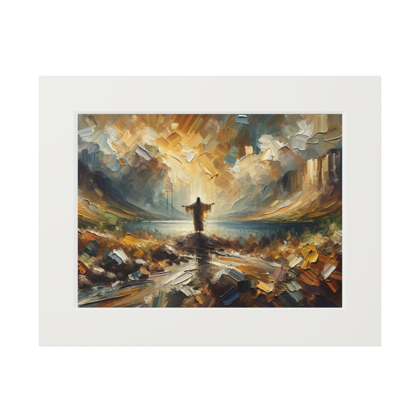 “Thy Word is a Lamp” - Psalm 119:105 Inspired Art Print | Spiritual Home Decor