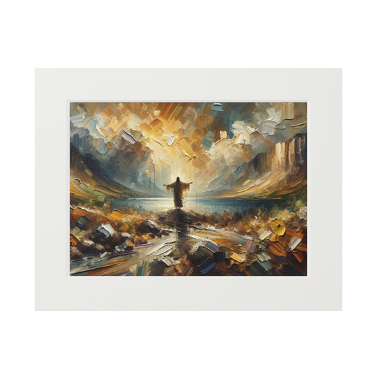 “Thy Word is a Lamp” - Psalm 119:105 Inspired Art Print | Spiritual Home Decor