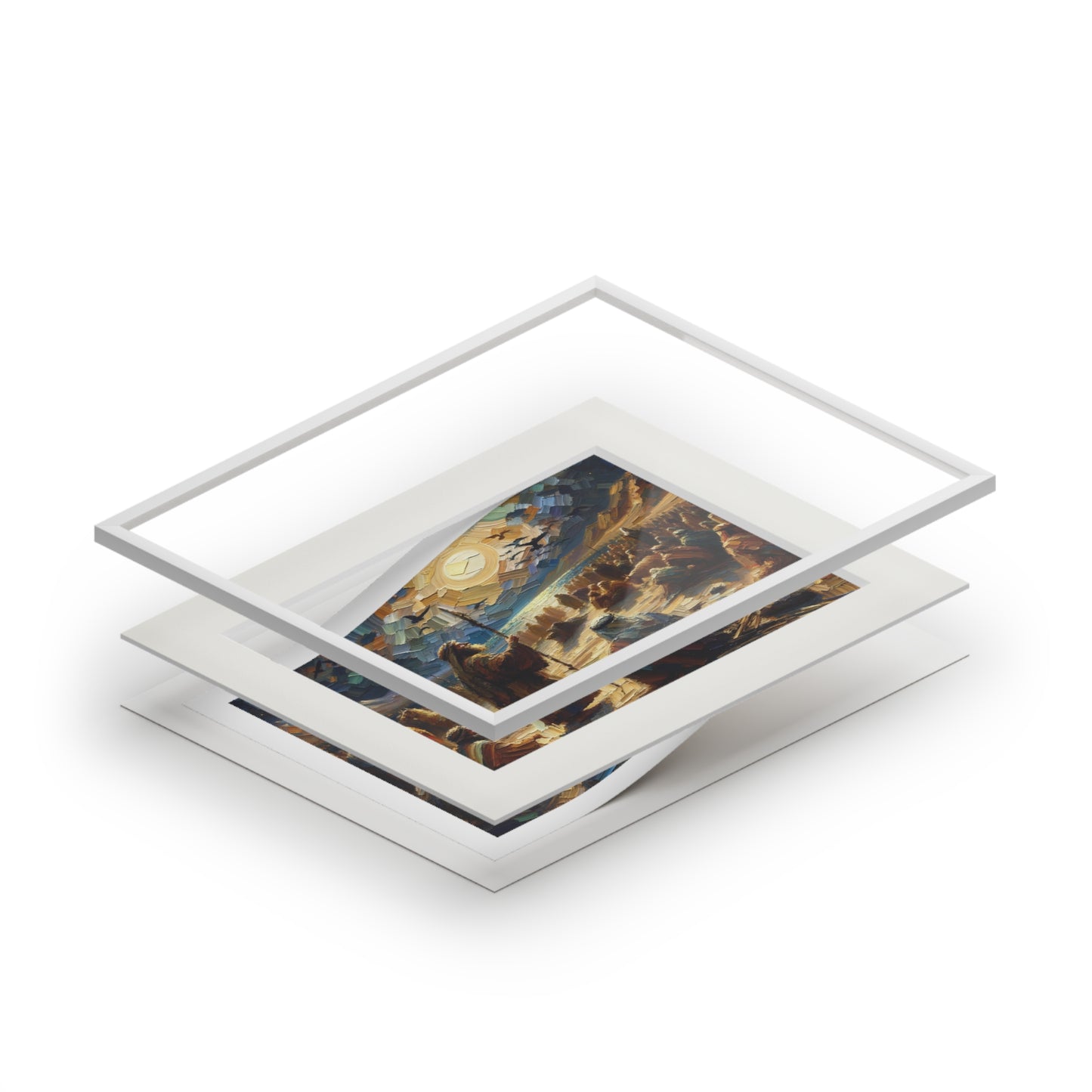 “Seeking the Light” – Biblical Art Print | Inspired by John 3:1