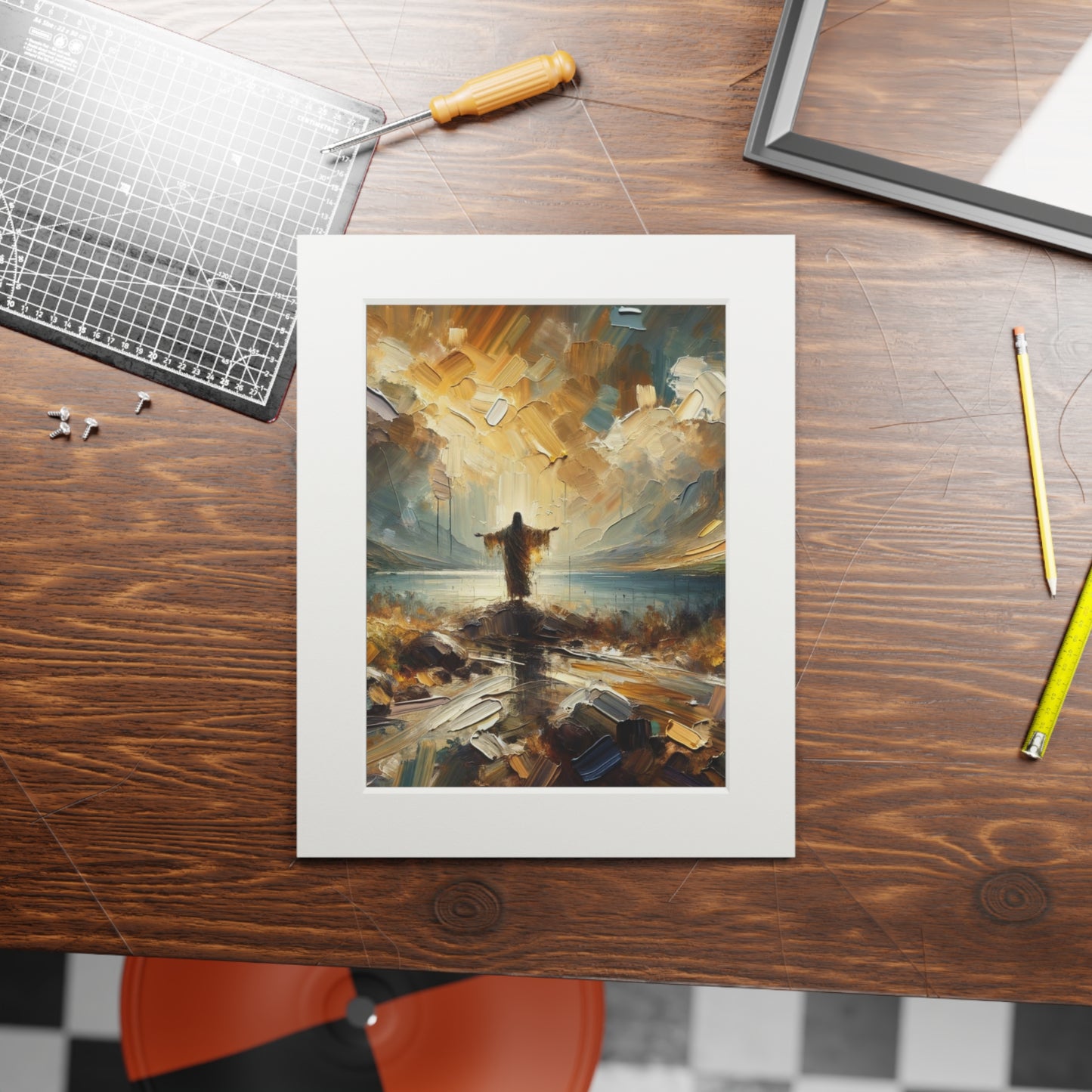 “Thy Word is a Lamp” - Psalm 119:105 Inspired Art Print | Spiritual Home Decor