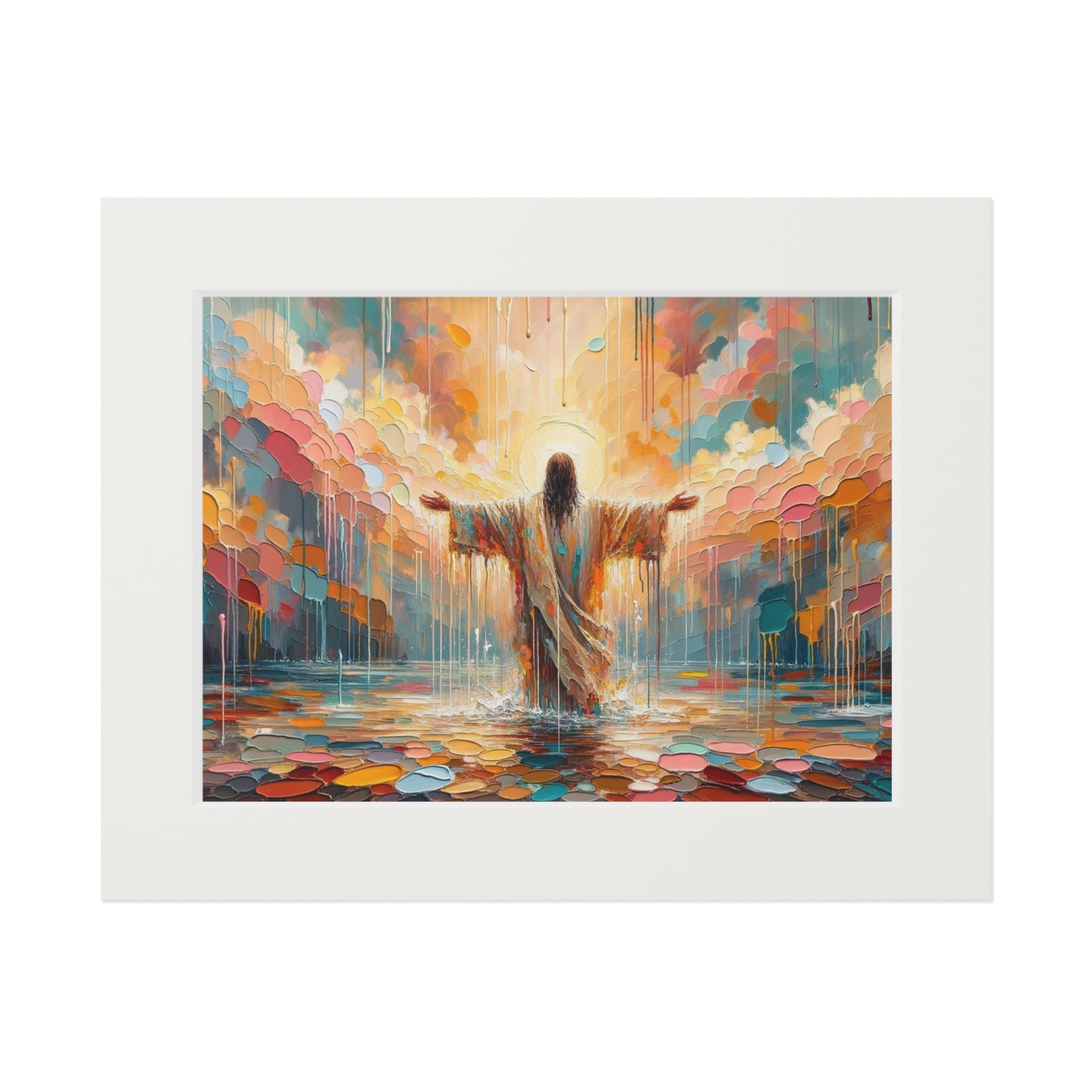“Washed in Grace” – Biblical Art Print | Inspired by 1 John 1:9