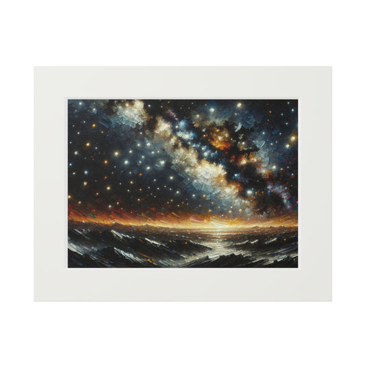 “Named Among the Stars” – Biblical Art Print | Inspired by Psalm 147:4