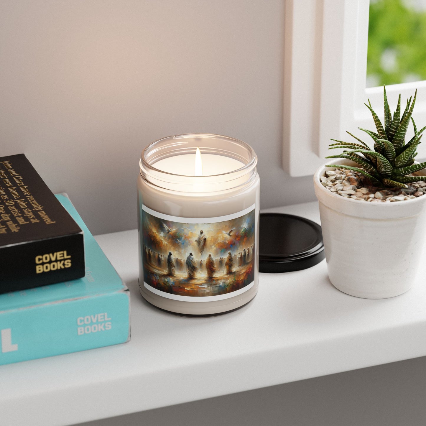 "In His Image" – Scented Soy Candle | Biblical Art Inspired by Genesis 1:27