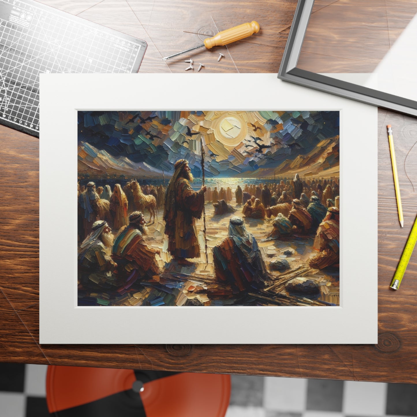 “Seeking the Light” – Biblical Art Print | Inspired by John 3:1