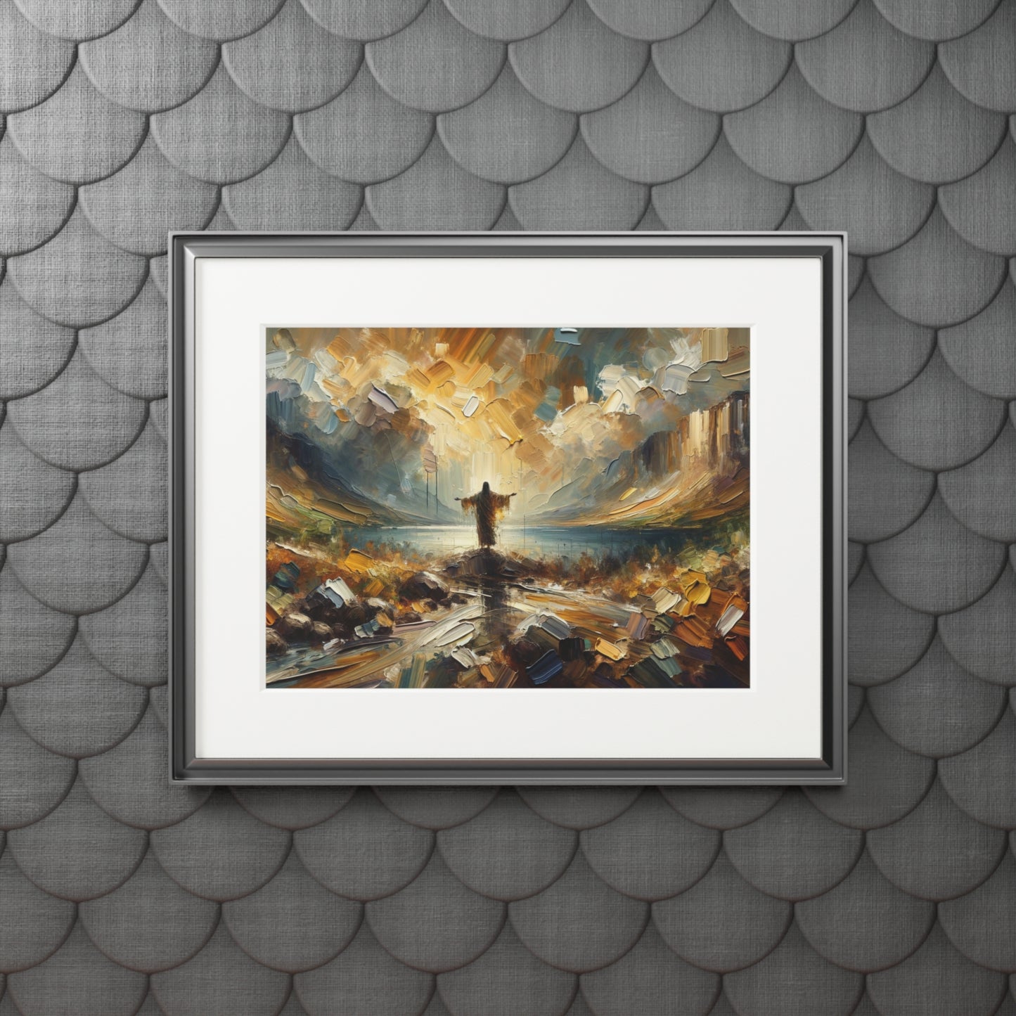 “Thy Word is a Lamp” - Psalm 119:105 Inspired Art Print | Spiritual Home Decor