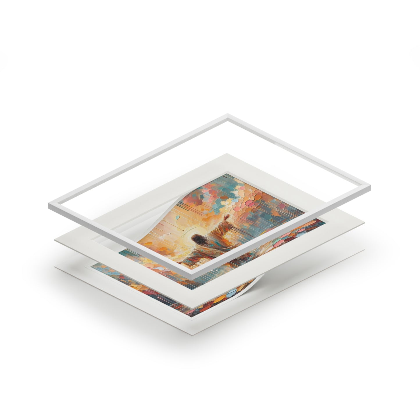 “Washed in Grace” – Biblical Art Print | Inspired by 1 John 1:9