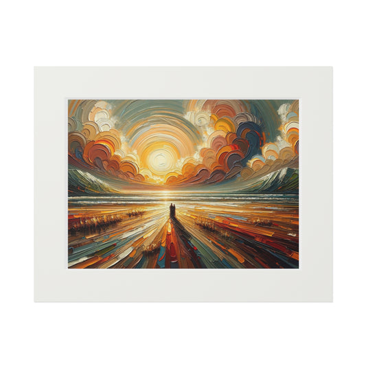 “The Peace That Guards” – Biblical Art Print | Inspired by Philippians 4:6–7