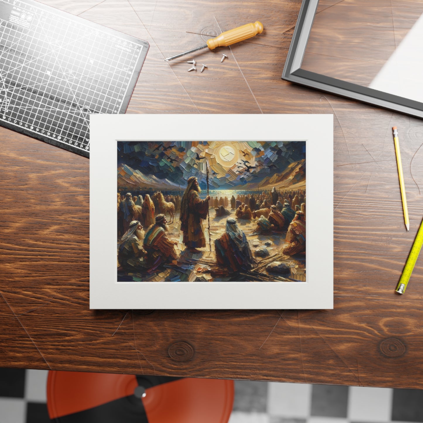 “Seeking the Light” – Biblical Art Print | Inspired by John 3:1