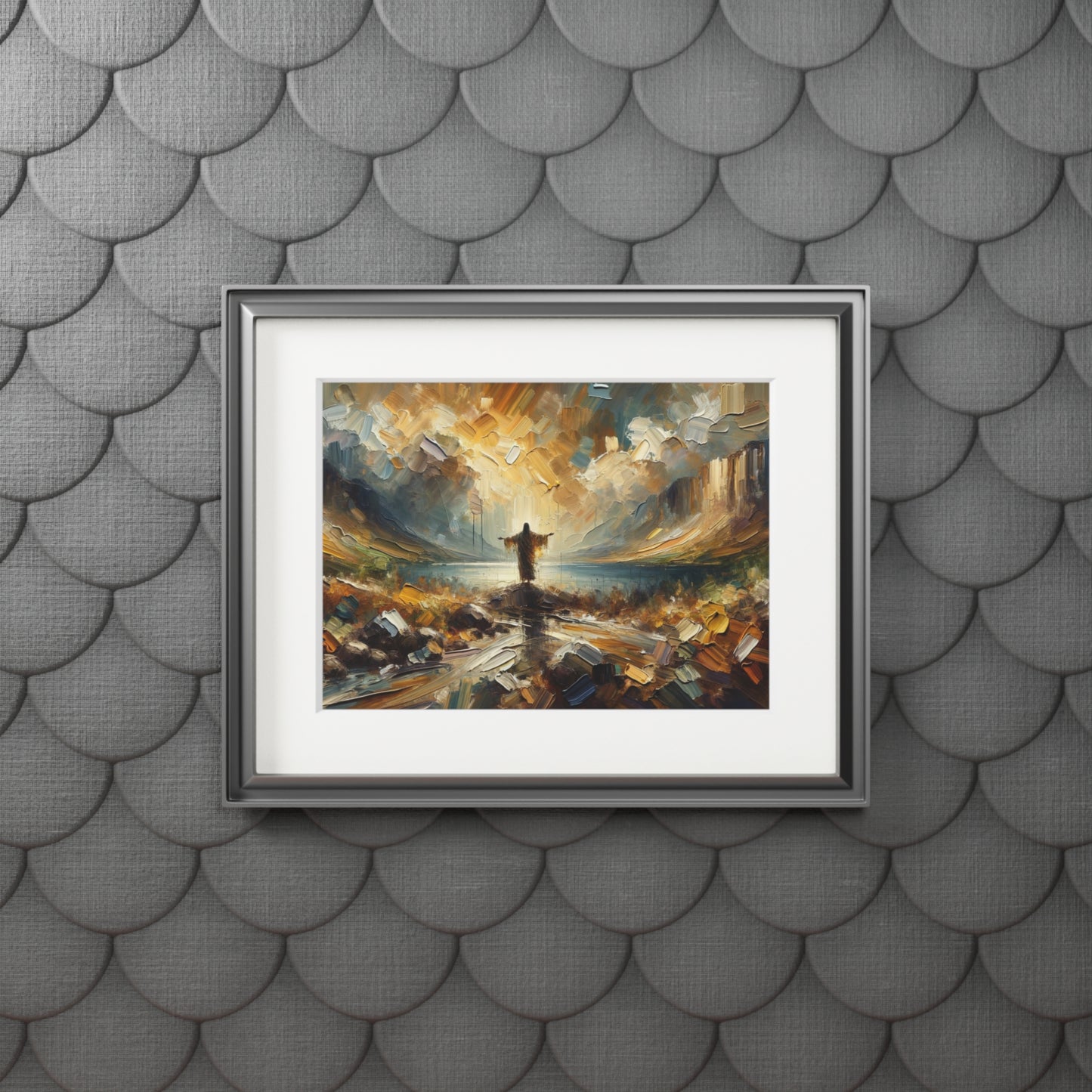 “Thy Word is a Lamp” - Psalm 119:105 Inspired Art Print | Spiritual Home Decor