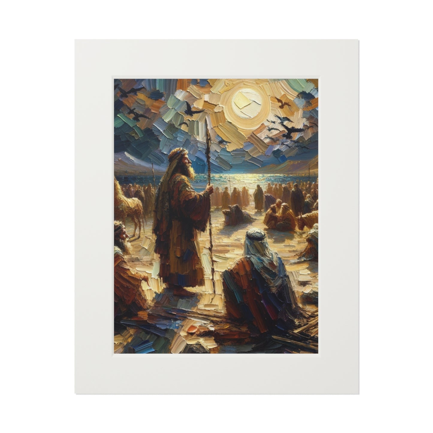 “Seeking the Light” – Biblical Art Print | Inspired by John 3:1