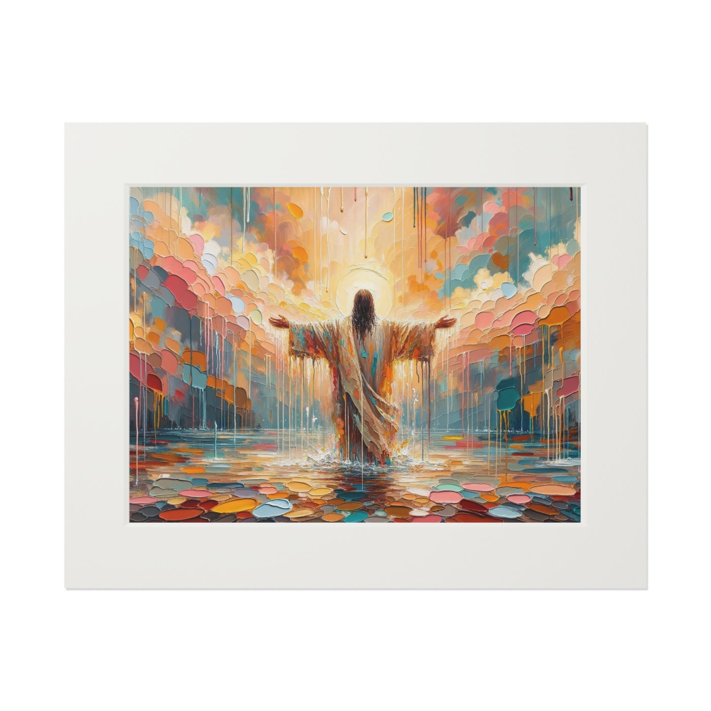 “Washed in Grace” – Biblical Art Print | Inspired by 1 John 1:9