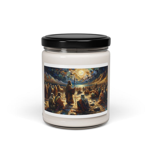 "Seeking the Light" – Scented Soy Candle | Biblical Art Inspired by John 3:1