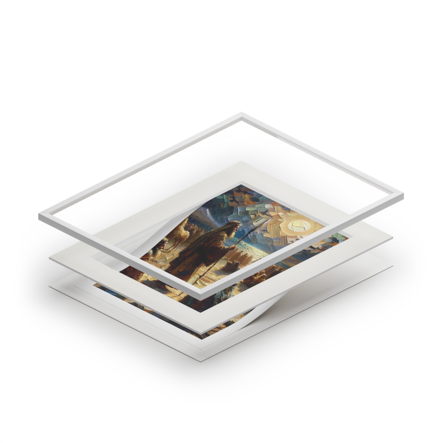 “Seeking the Light” – Biblical Art Print | Inspired by John 3:1