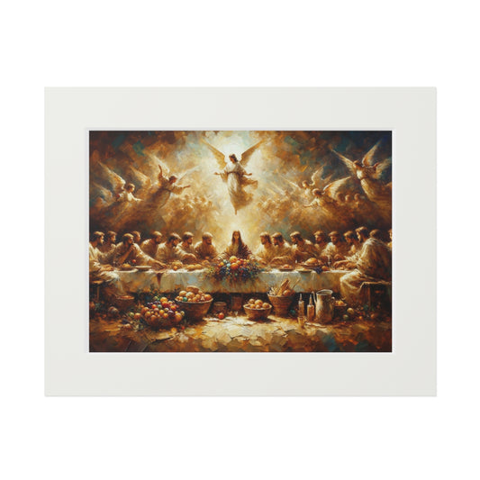 “My Cup Overflows” – Biblical Art Print | Inspired by Psalm 23:5–6