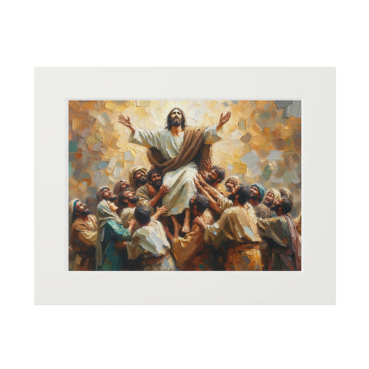 “The Savior’s Mission” – Biblical Art Print | Inspired by John 3:17