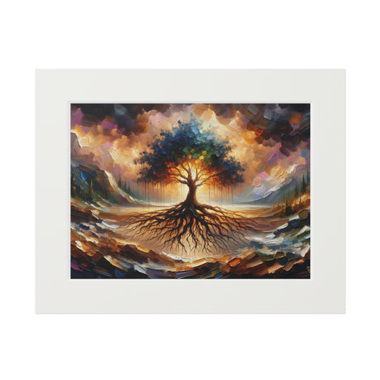 “Faith Unseen” – Biblical Art Print | Inspired by Hebrews 11:1