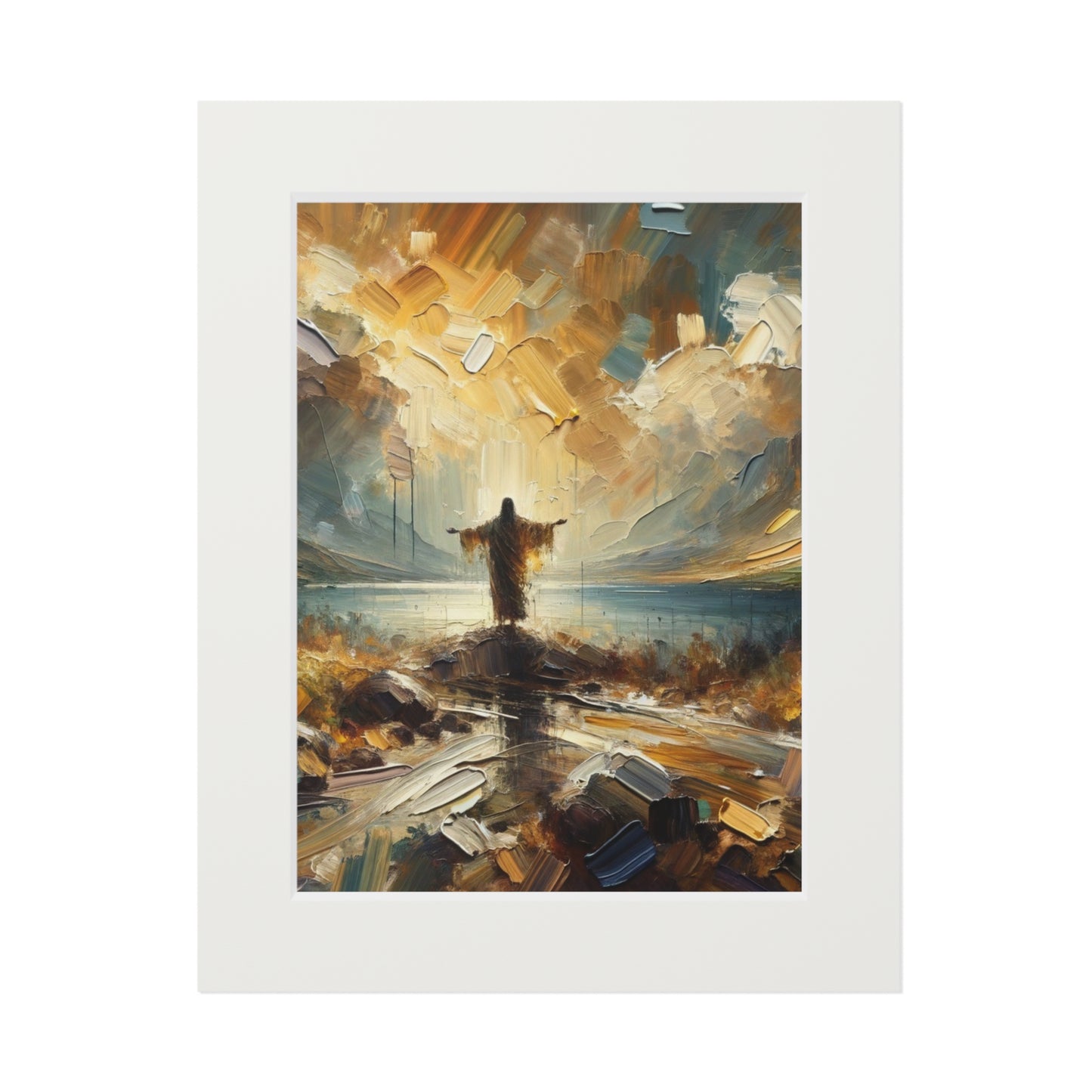 “Thy Word is a Lamp” - Psalm 119:105 Inspired Art Print | Spiritual Home Decor